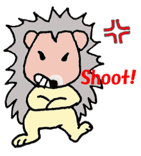 "Prinkly" the Hedgehog (english ver.) sticker #5843501