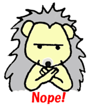 "Prinkly" the Hedgehog (english ver.) sticker #5843509
