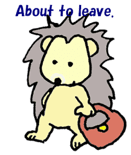 "Prinkly" the Hedgehog (english ver.) sticker #5843512
