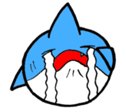 circle shark sticker sticker #5843700