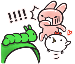 Dave, the farmer bunny. (EN) sticker #5843804