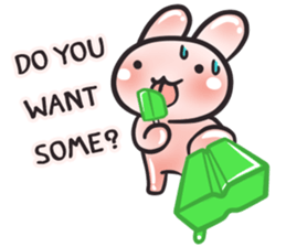 Dave, the farmer bunny. (EN) sticker #5843810