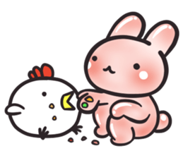 Dave, the farmer bunny. (EN) sticker #5843814