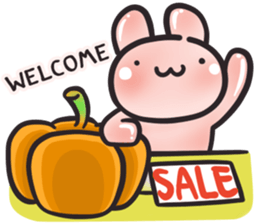 Dave, the farmer bunny. (EN) sticker #5843822