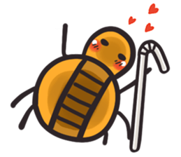 Dave, the farmer bunny. (EN) sticker #5843826