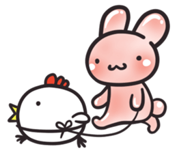 Dave, the farmer bunny. (EN) sticker #5843831