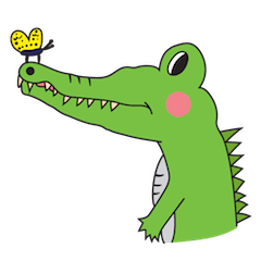 Playful Crocodile (Wild life version)