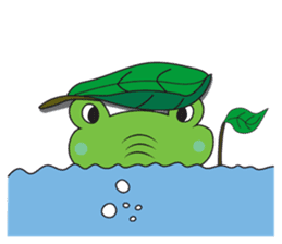 Playful Crocodile (Wild life version) sticker #5844218