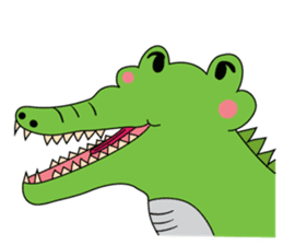 Playful Crocodile (Wild life version) sticker #5844219