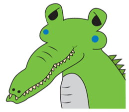 Playful Crocodile (Wild life version) sticker #5844221