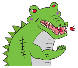 Playful Crocodile (Wild life version) sticker #5844224