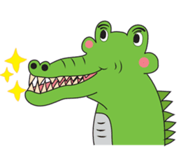 Playful Crocodile (Wild life version) sticker #5844227