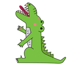Playful Crocodile (Wild life version) sticker #5844229