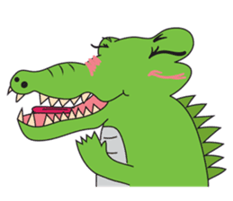 Playful Crocodile (Wild life version) sticker #5844231