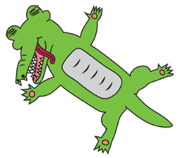 Playful Crocodile (Wild life version) sticker #5844232