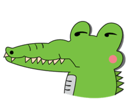 Playful Crocodile (Wild life version) sticker #5844242