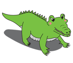 Playful Crocodile (Wild life version) sticker #5844244