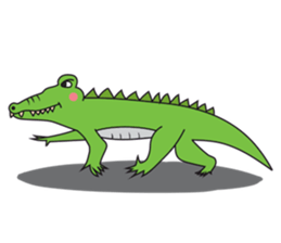 Playful Crocodile (Wild life version) sticker #5844246