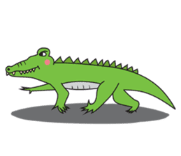 Playful Crocodile (Wild life version) sticker #5844246