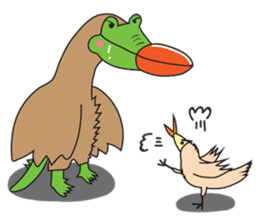 Playful Crocodile (Wild life version) sticker #5844248