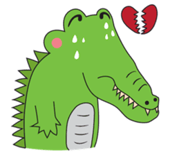 Playful Crocodile (Wild life version) sticker #5844251