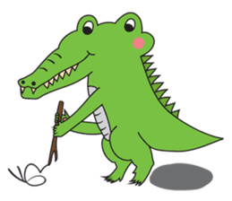 Playful Crocodile (Wild life version) sticker #5844253
