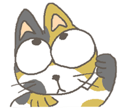Cat / Chat 3 Picture only sticker #5844318