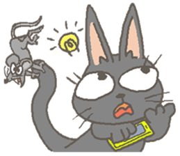 Cat / Chat 3 Picture only sticker #5844332