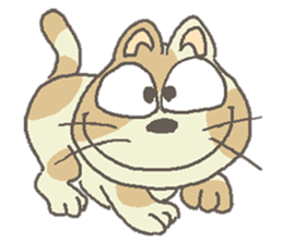 Cat / Chat 3 Picture only sticker #5844350