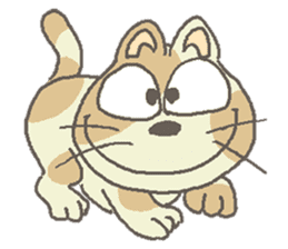 Cat / Chat 3 Picture only sticker #5844350