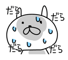 Muscle Bunny sticker #5844345