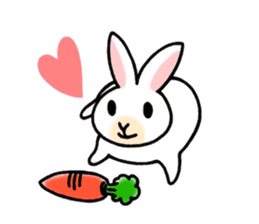 Great friends, Rabbit and Turtle sticker #5845114