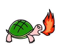 Great friends, Rabbit and Turtle sticker #5845119