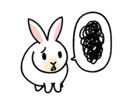 Great friends, Rabbit and Turtle sticker #5845129