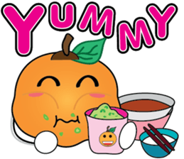 Little Orange Cute2 sticker #5845289