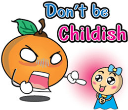 Little Orange Cute2 sticker #5845309