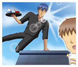Gakuen handsome Restaurant & Itowokashi sticker #5845400