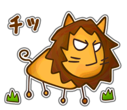 Runaway Lion sticker #5845474