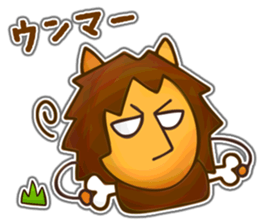 Runaway Lion sticker #5845488