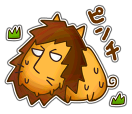 Runaway Lion sticker #5845498