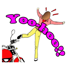 Motorcycle Adventure life sticker #5845537