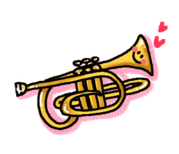 Brass & Wind orchestra instruments vol.2 sticker #5846370