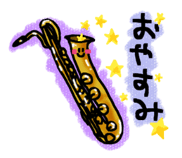 Brass & Wind orchestra instruments vol.2 sticker #5846372