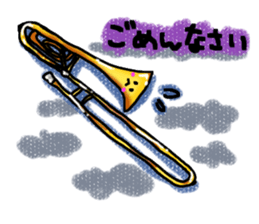 Brass & Wind orchestra instruments vol.2 sticker #5846377