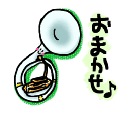 Brass & Wind orchestra instruments vol.2 sticker #5846382