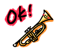 Brass & Wind orchestra instruments vol.2 sticker #5846385