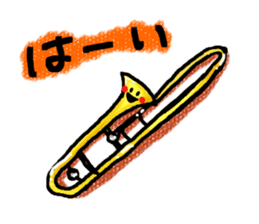 Brass & Wind orchestra instruments vol.2 sticker #5846389