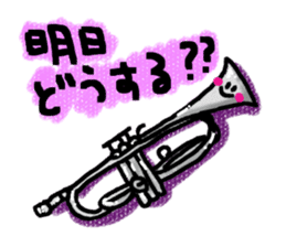 Brass & Wind orchestra instruments vol.2 sticker #5846391