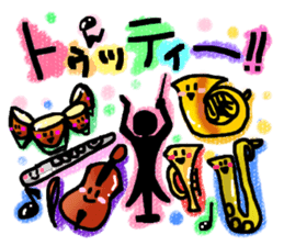 Brass & Wind orchestra instruments vol.2 sticker #5846409