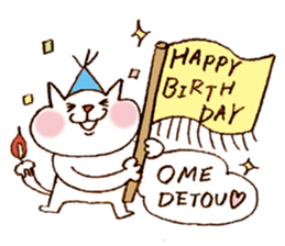 HAPPY BIRTHDAY Sticker sticker #5846899